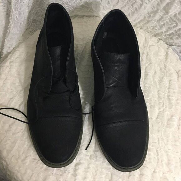 Perry Ellis Black Chukka Boot Shoes Size 9 Men's - Picture 2 of 9